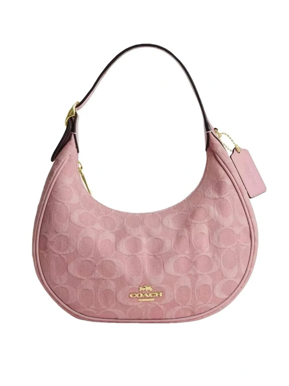 Coach Pink Emily Denim Bag